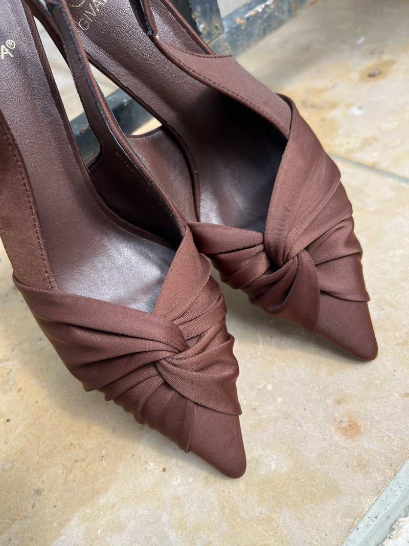 Givana brown heel
