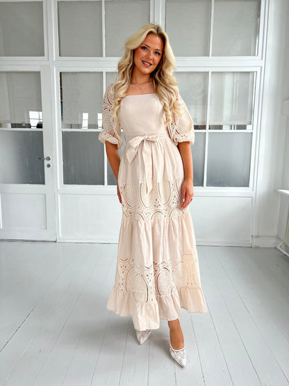 Flam beige Bohemian dress