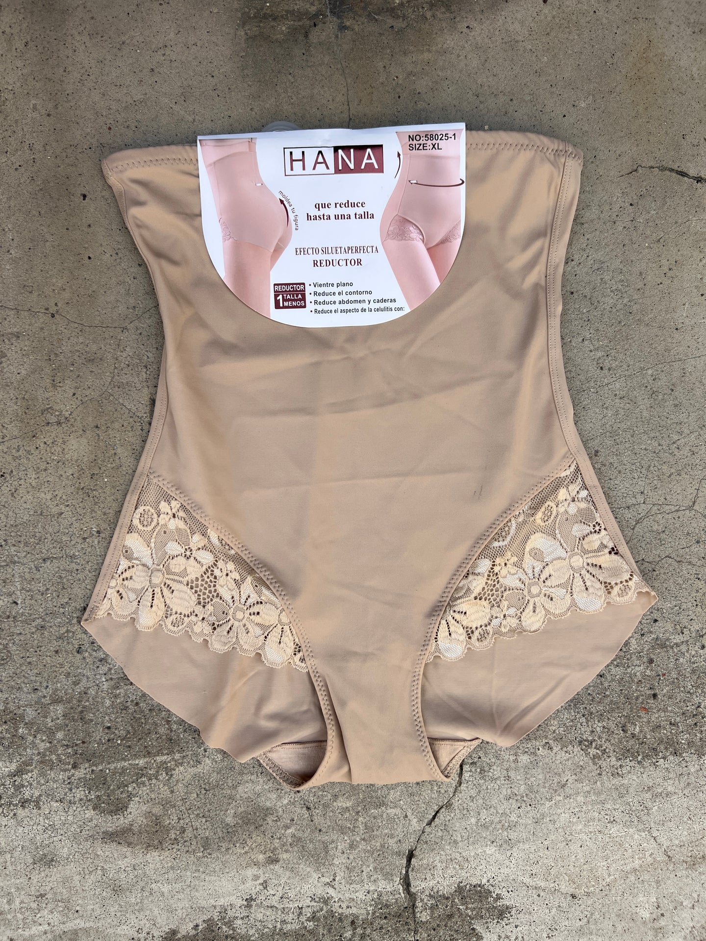 Shape lace pants vanila