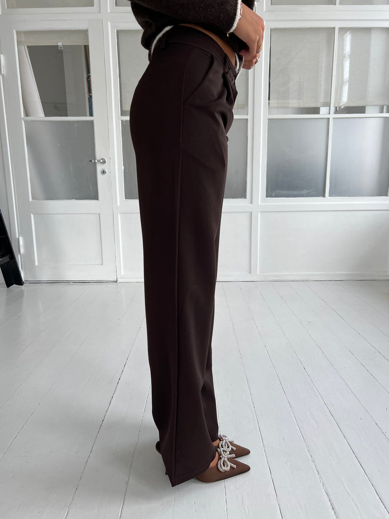 Eight Luxe Brown trousers Long