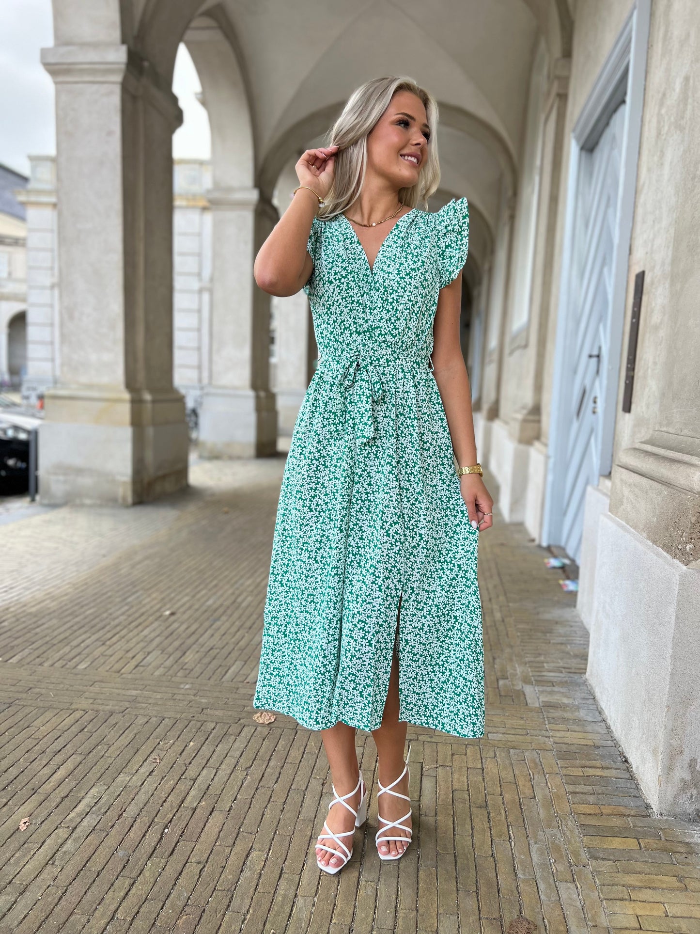 Emma Ella green dress (3215)