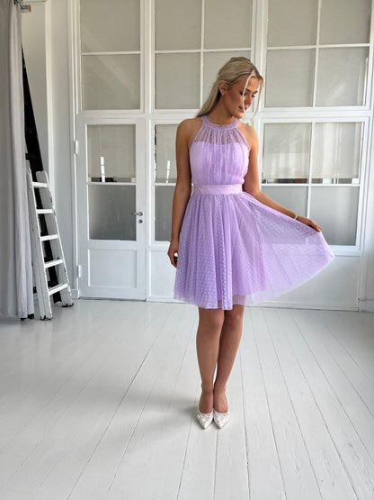 Soky light purple tulle dress