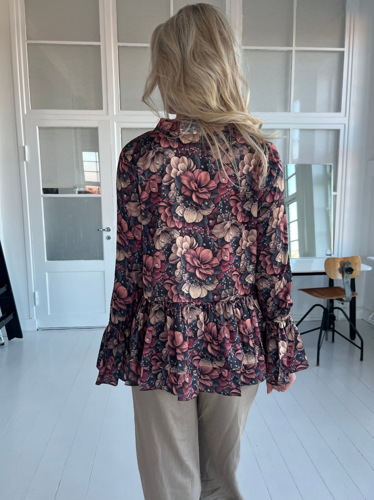 Gaspar Lido flower blouse