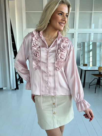 Azaka rosa blouse