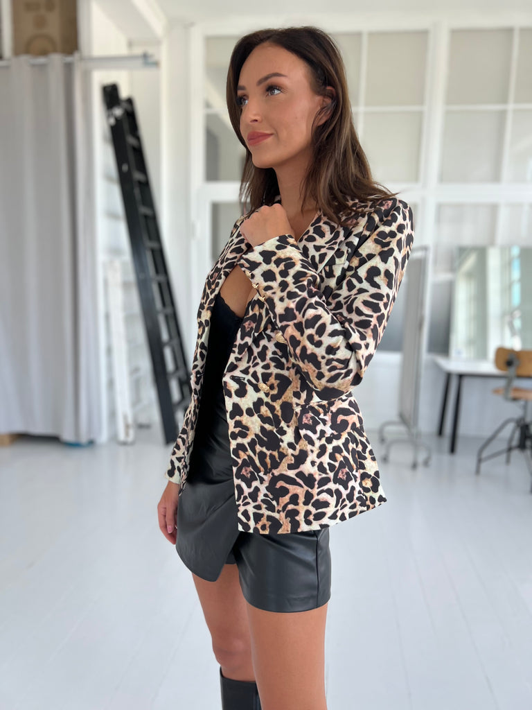 Attentif leopard blazer (2421)