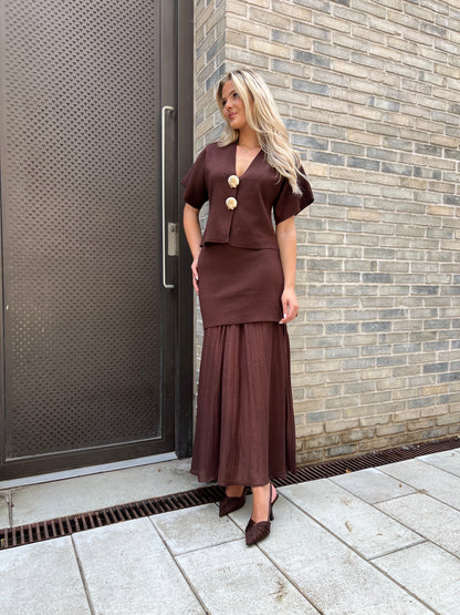 By Elsa dark brown set