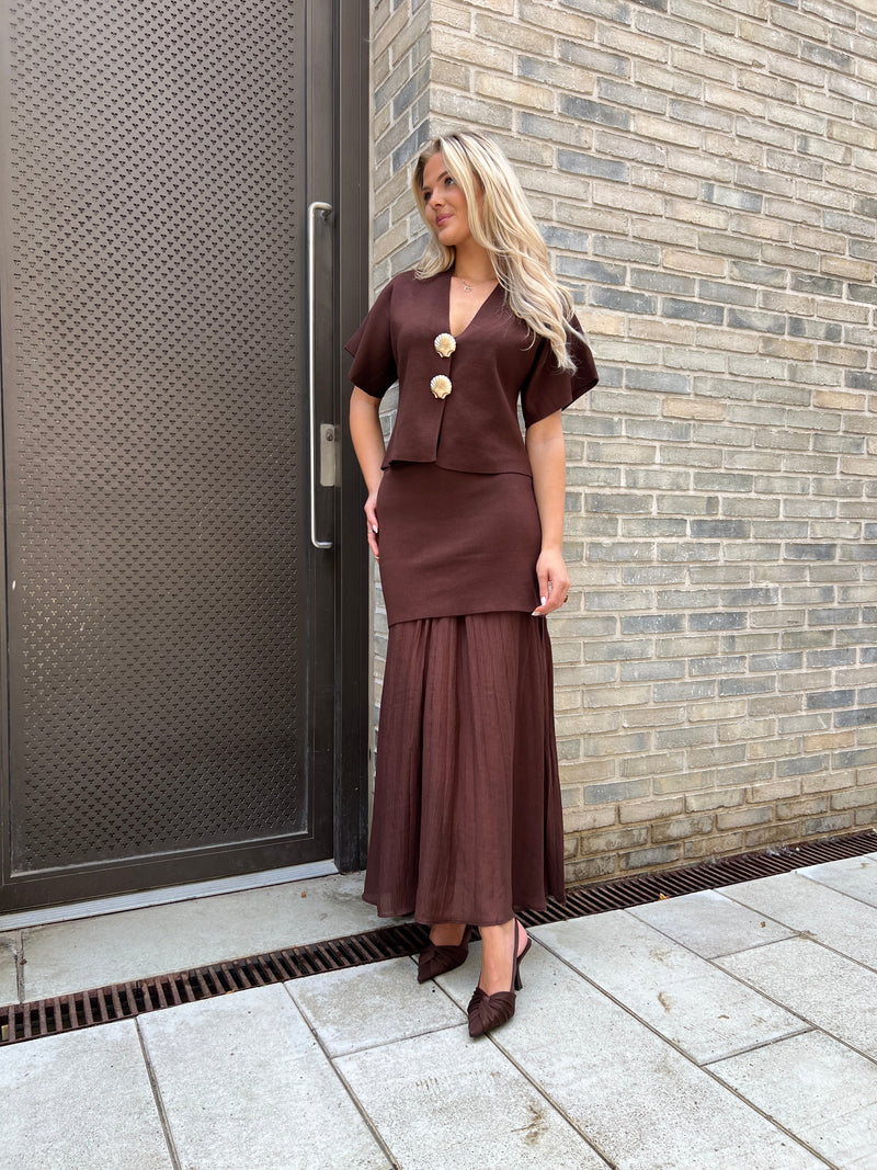 By Elsa dark brown set