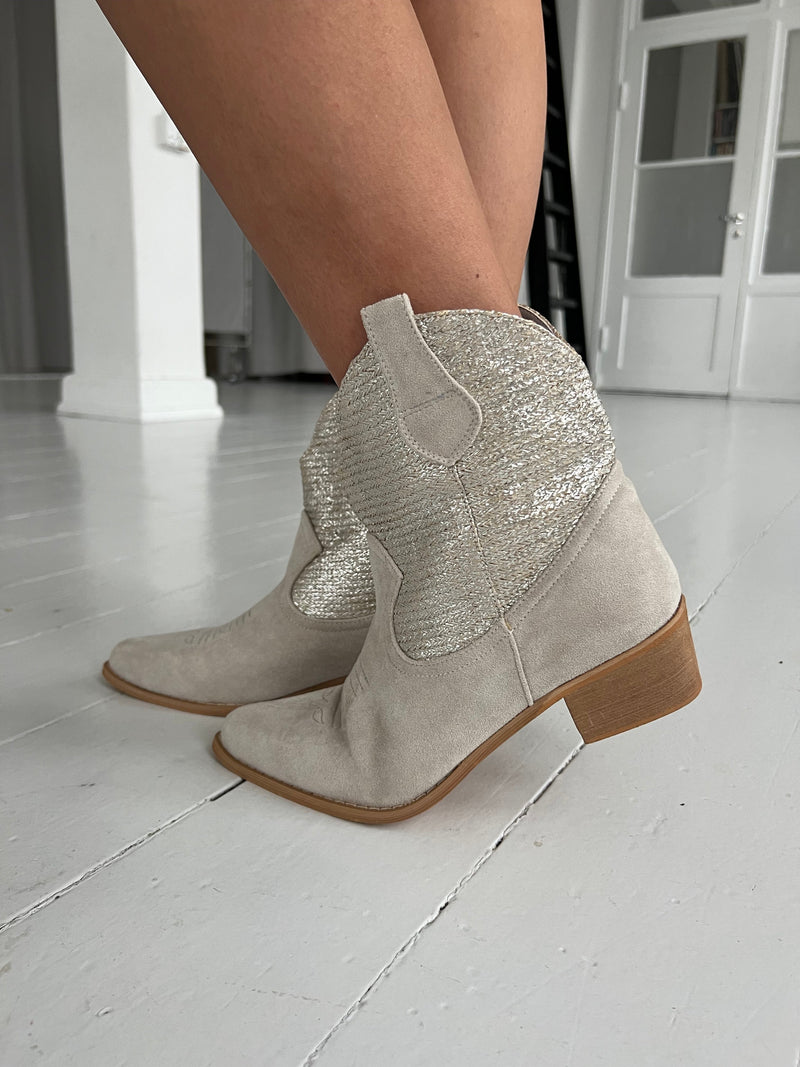 Belle Ankle boot silver (077)