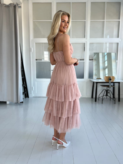 Lily McBee rose tulle dress