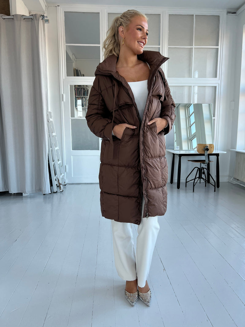 Azaka brown jacket (0084)-jakke-Aaberg Copenhagen