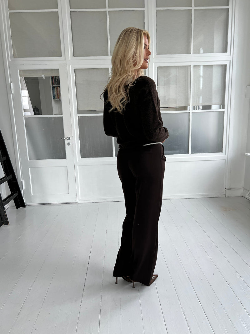 Eight Luxe Brown trousers Long