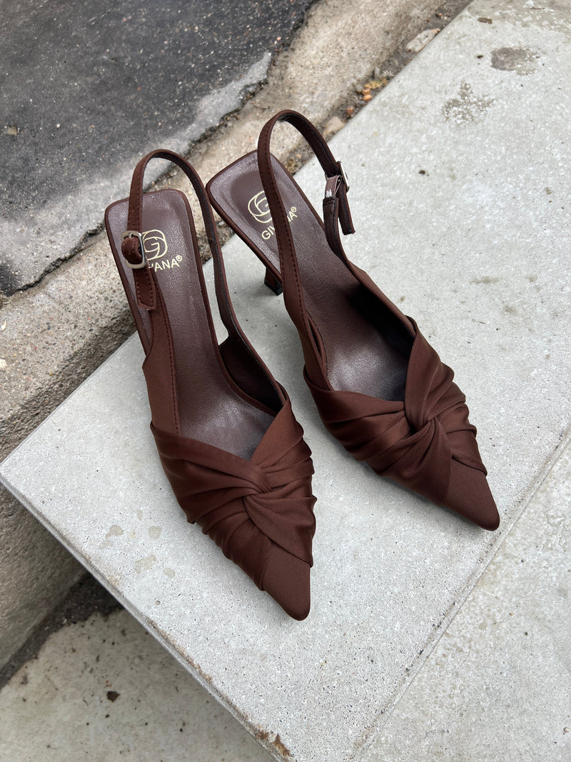 Givana brown heel