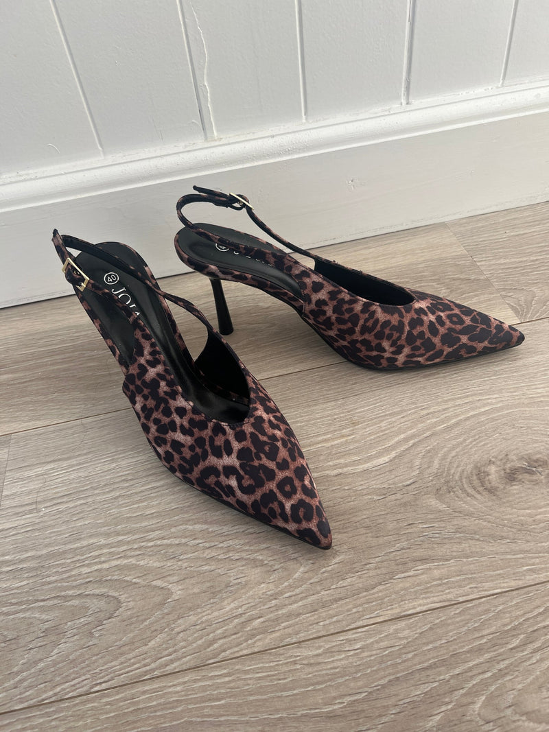Joia leopard heels
