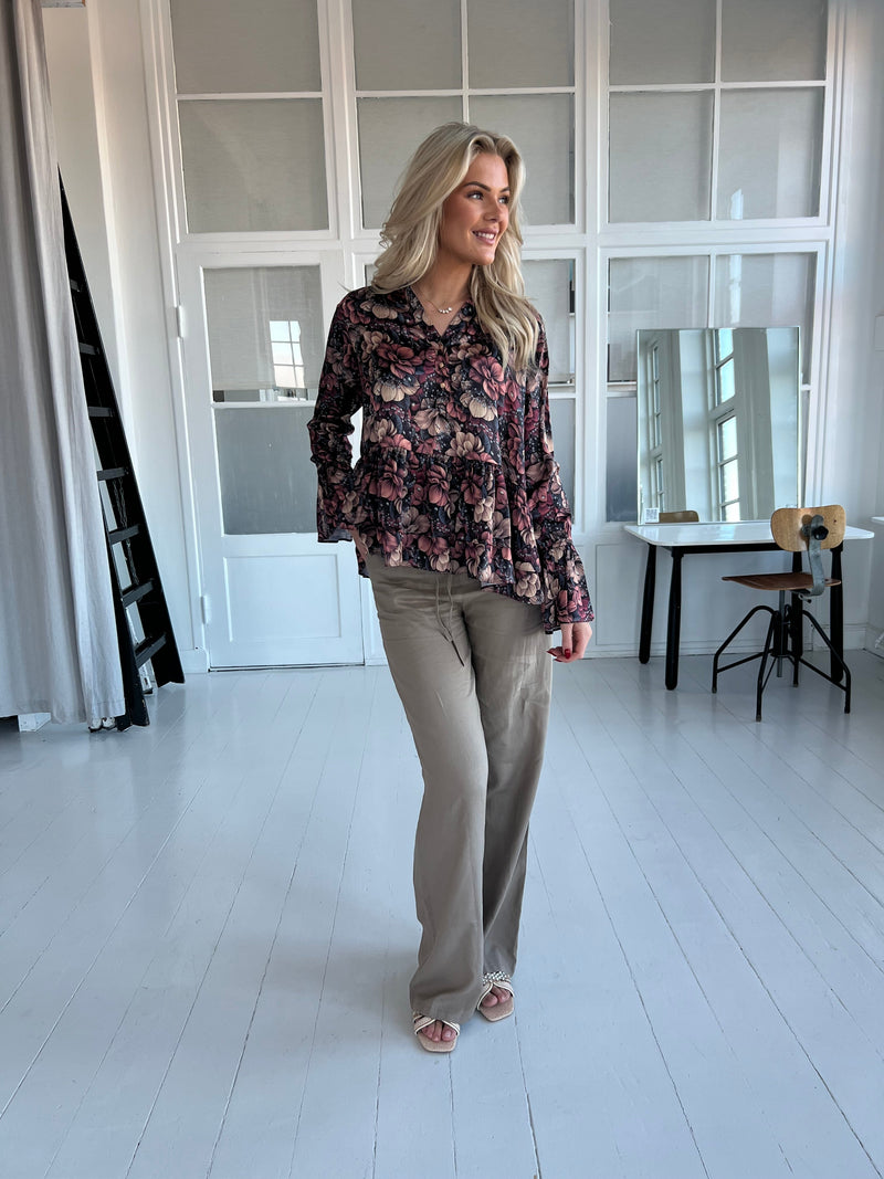 Gaspar Lido flower blouse