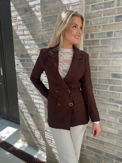 Its May coffee blazer