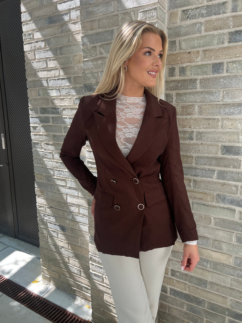 Its May coffee blazer
