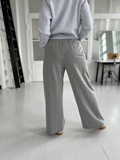 Gaspar Honolulu grey sweatpants (7909)-bukser-Aaberg Copenhagen