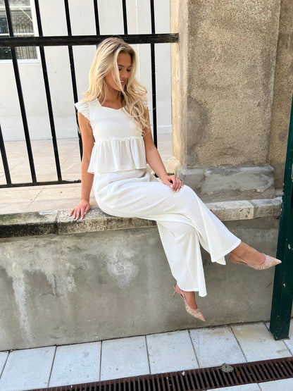 Flam Pearl White set