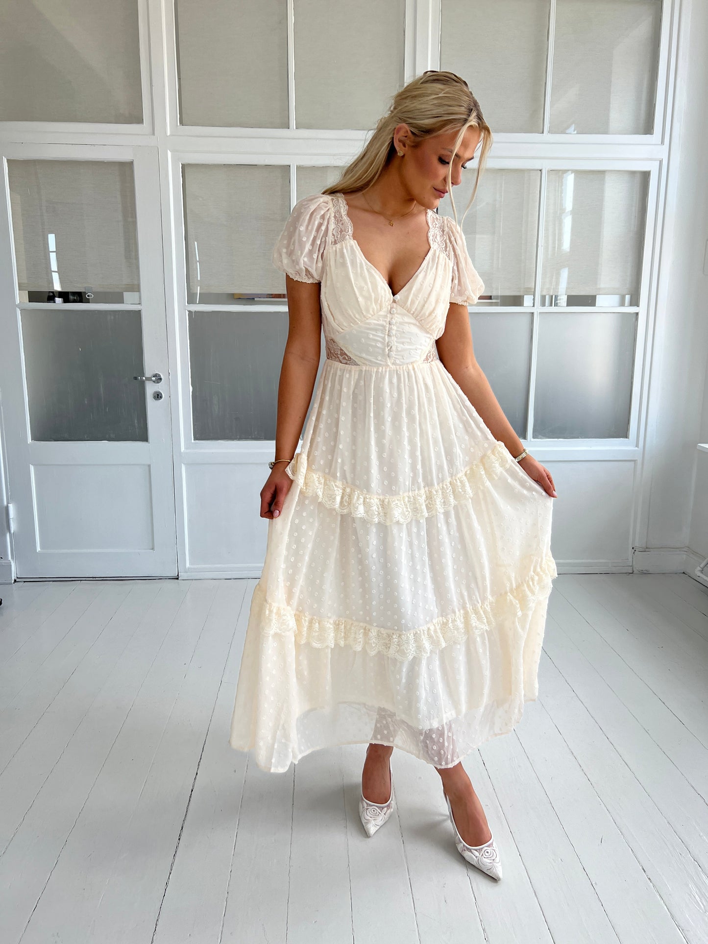Lily McBee peachy dress