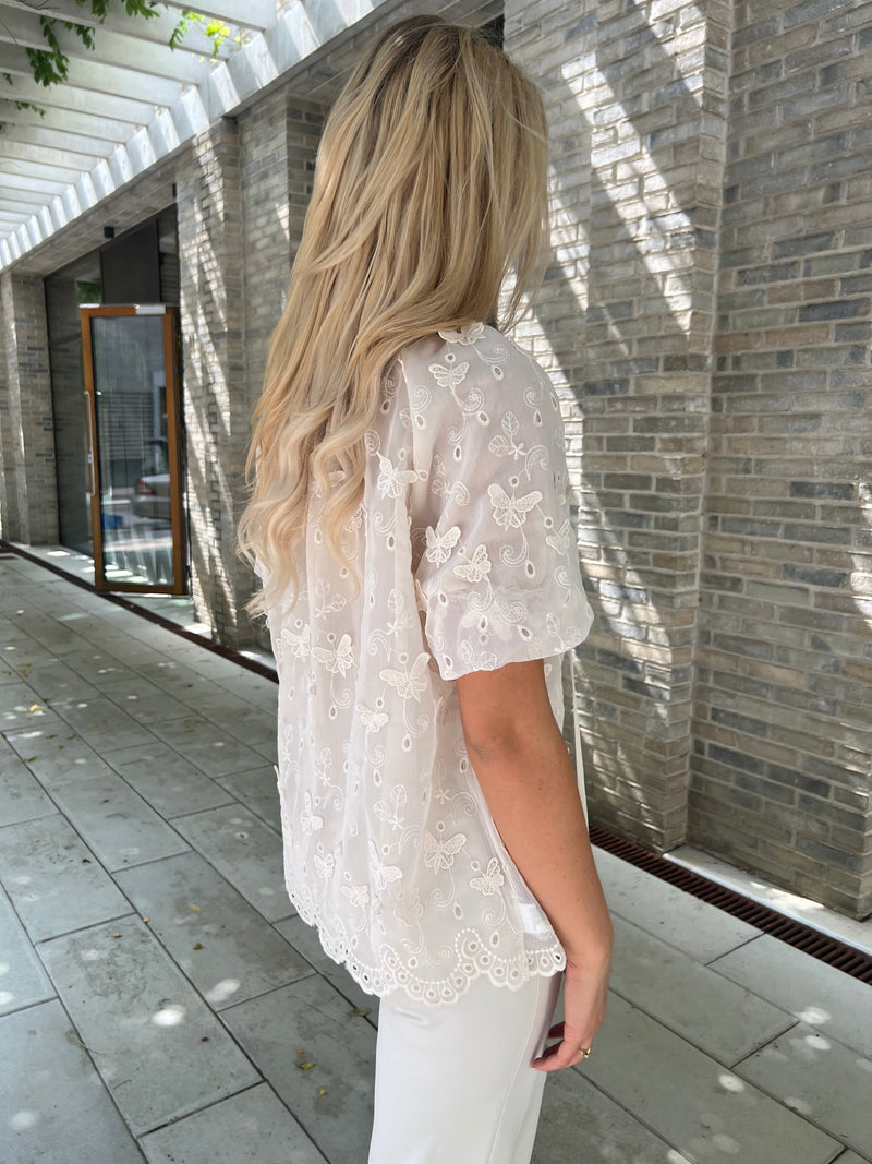 Azaka butterfly blouse