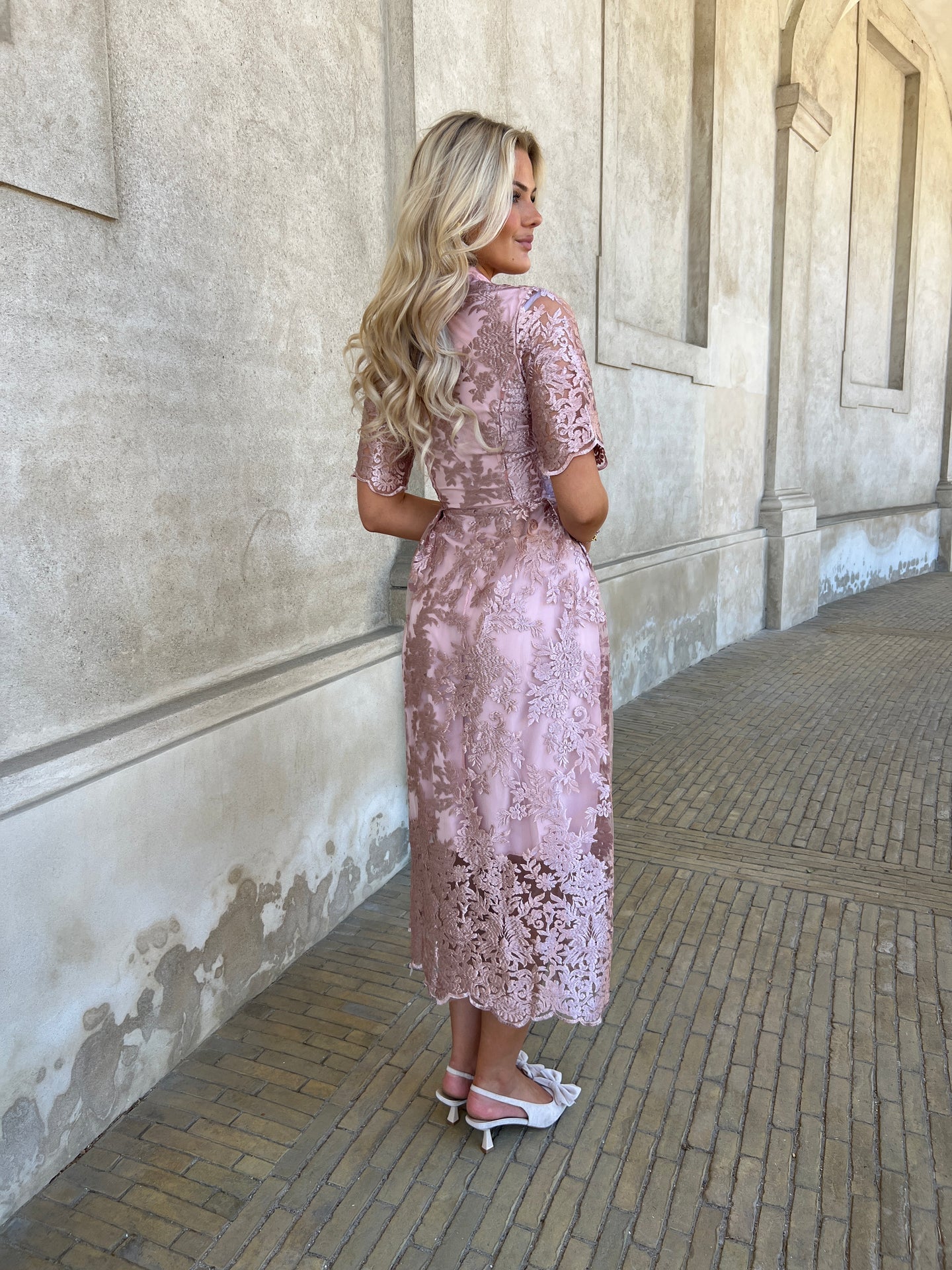 Alma rose dress