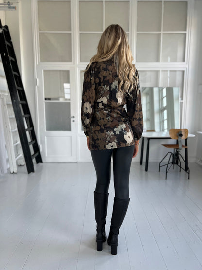 Bella brown blouse