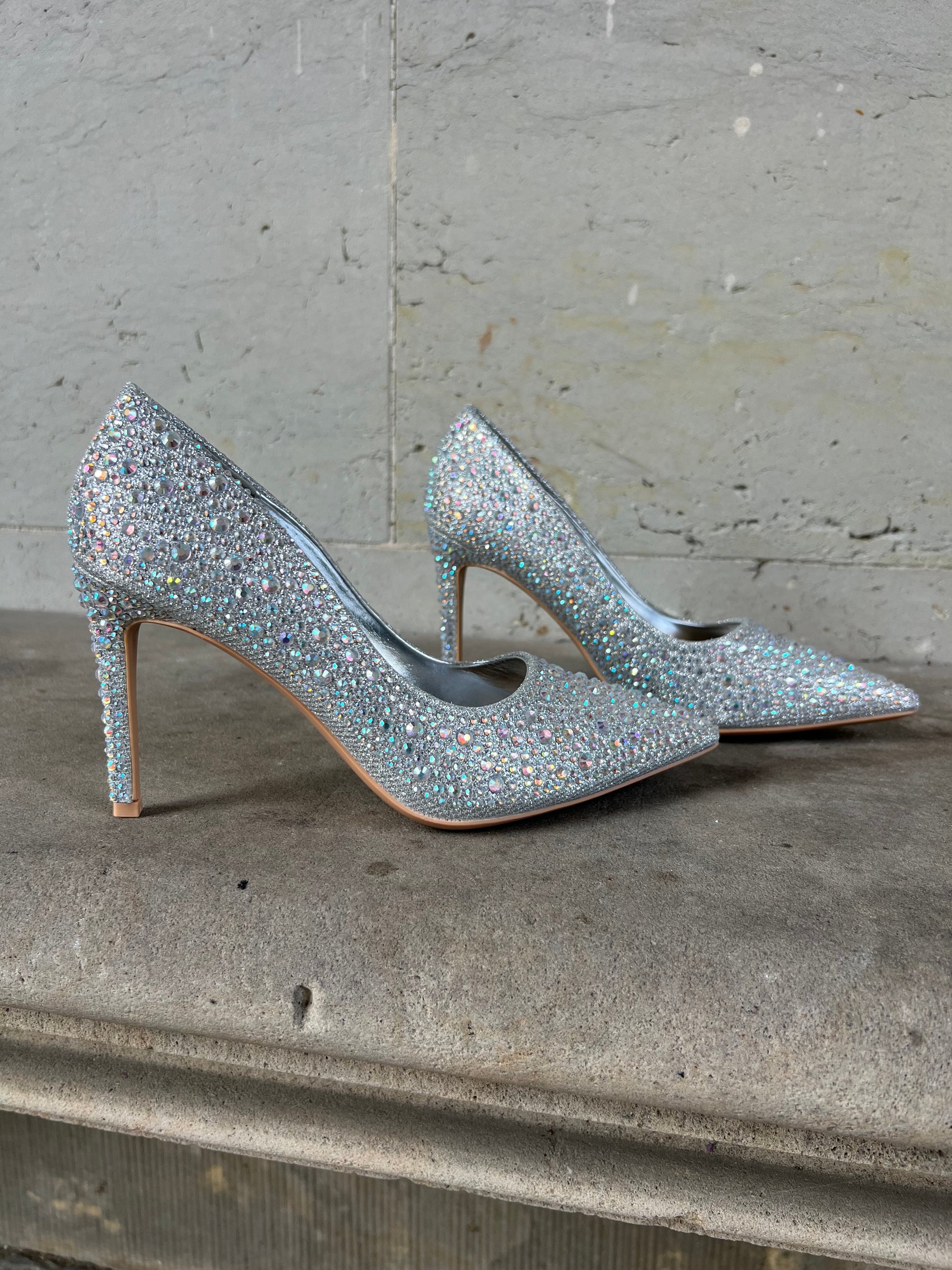 R and B rhinestone heels (537) fra webshoppen Aaberg Copenhagen