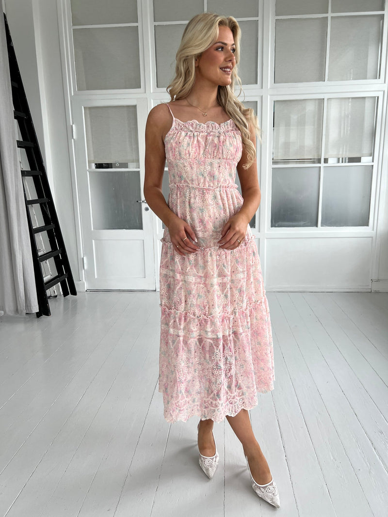 Its may pink flower dress