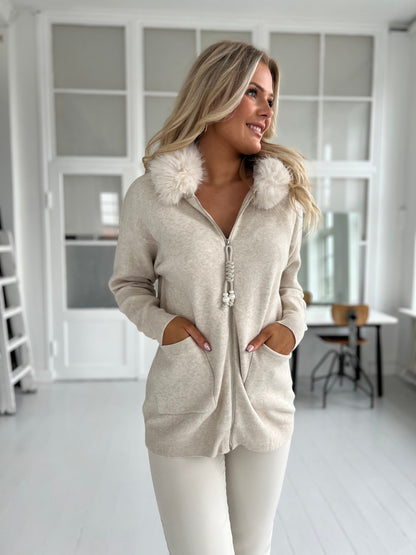 Lamiar beige cardigan (2001)