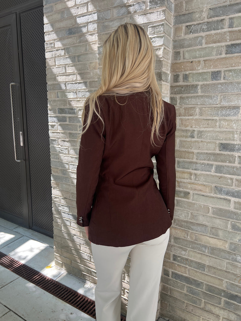 Its May coffee blazer