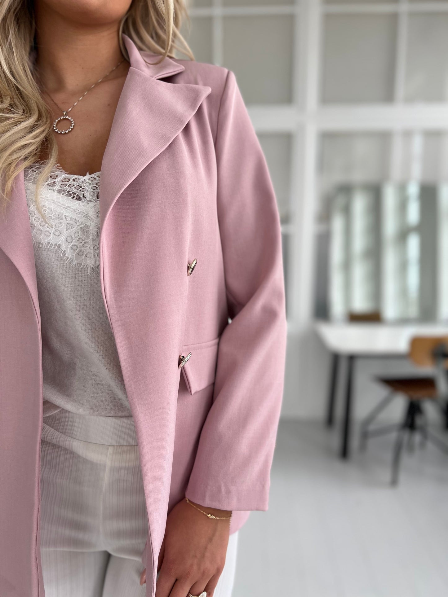 Syma Light pink blazer