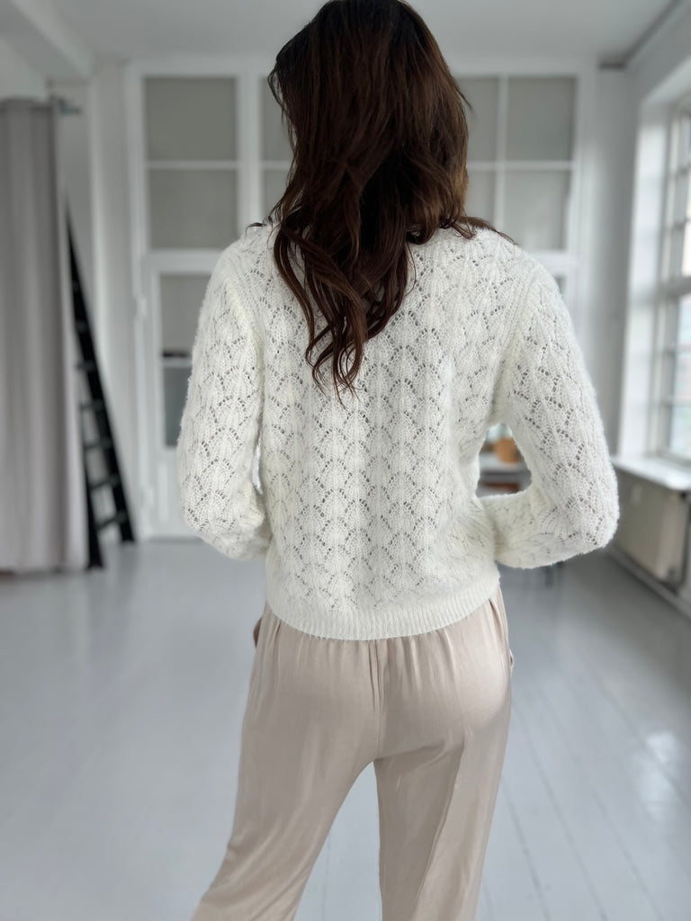 Majolica white cardigan (5262)-strik-Åberg CPH-Åberg Copenhagen DK