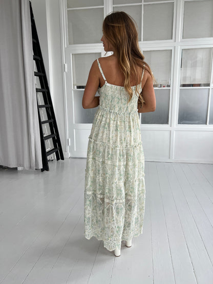 Its may green flower dress