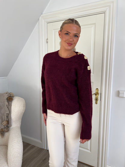 Azaka bordeaux knit
