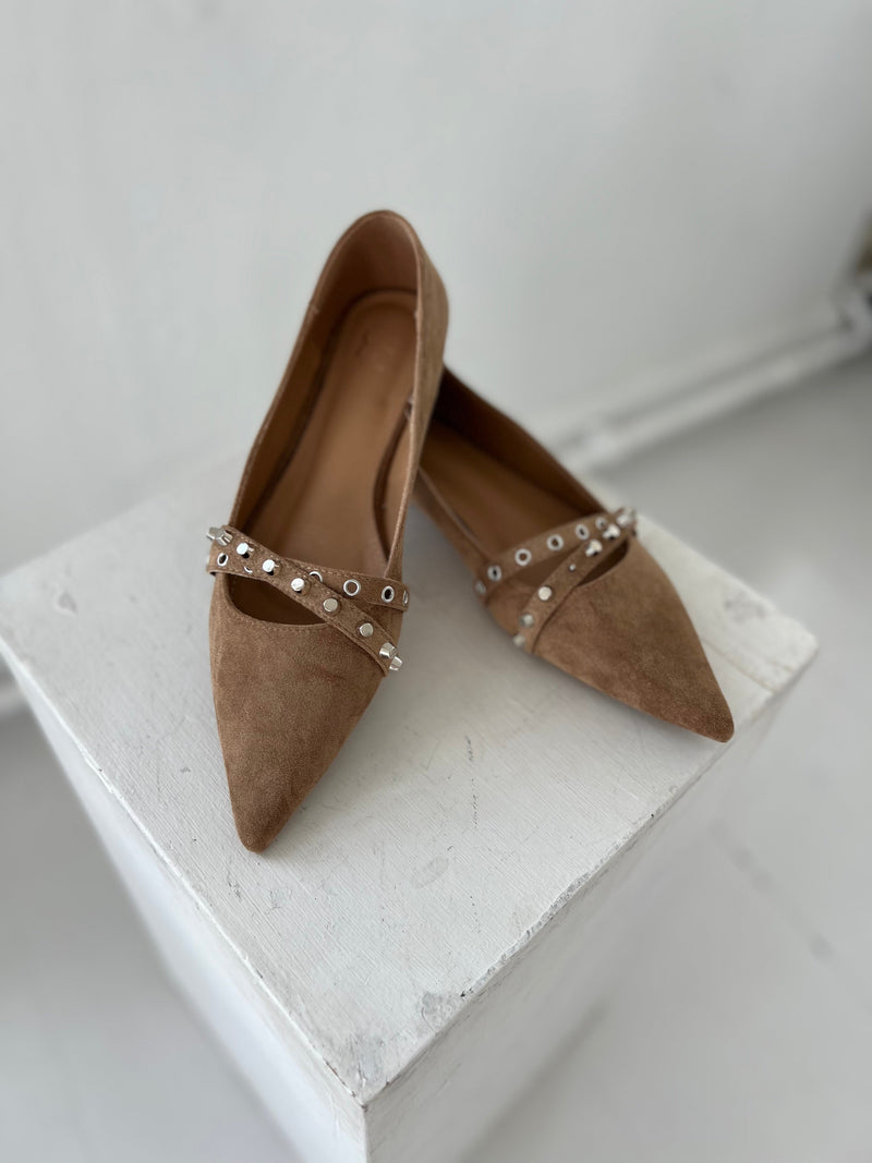 Erynn taupe ballerine (97)