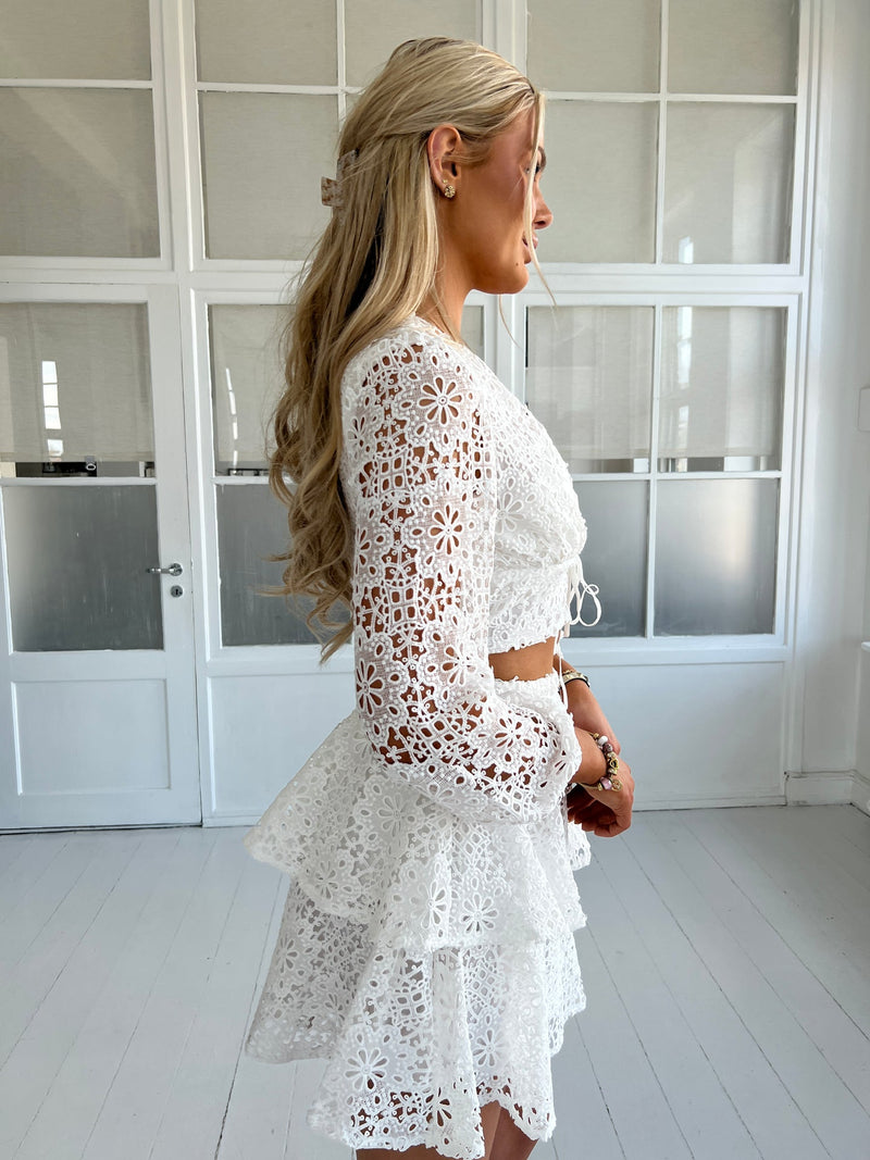 Eight luxe lace top