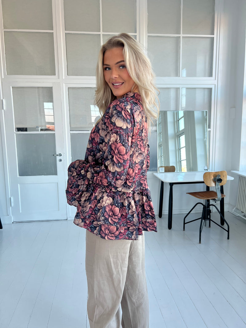 Gaspar Lido flower blouse