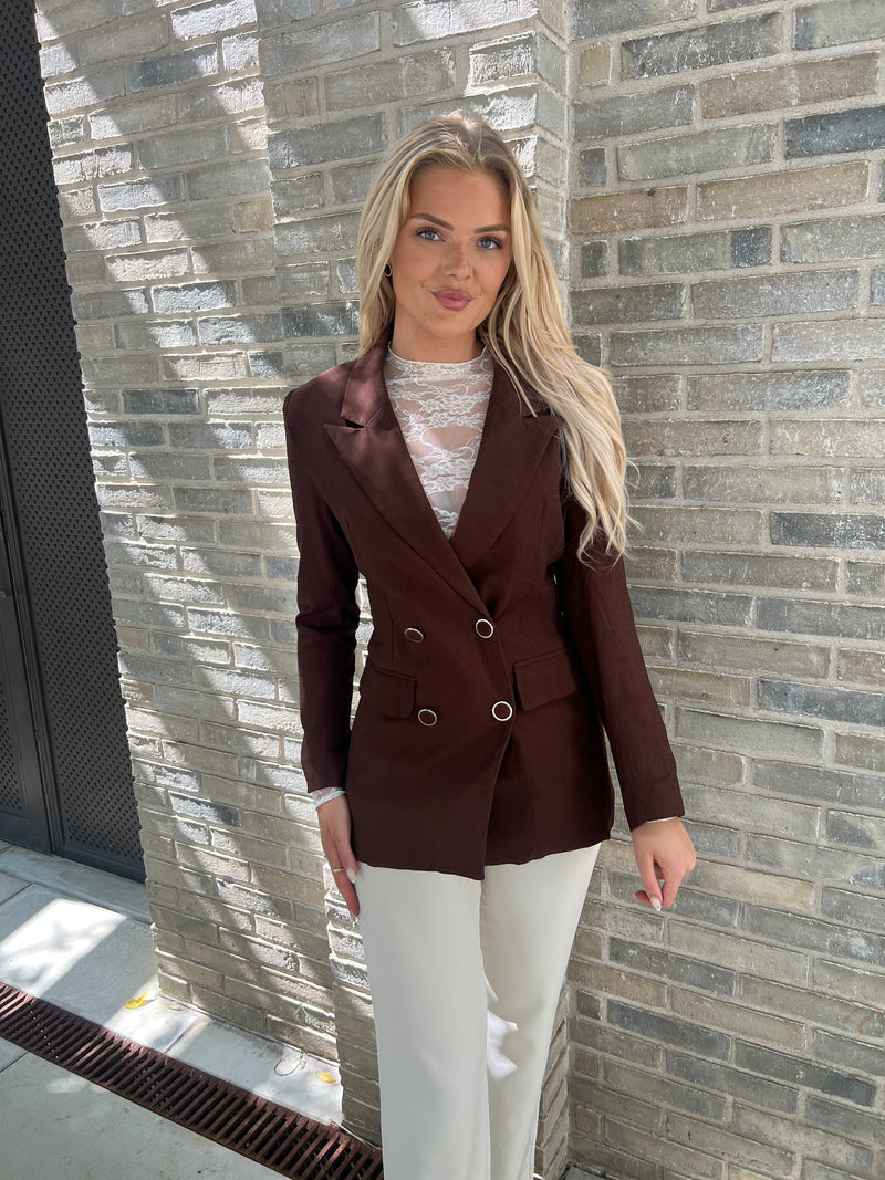 Its May coffee blazer