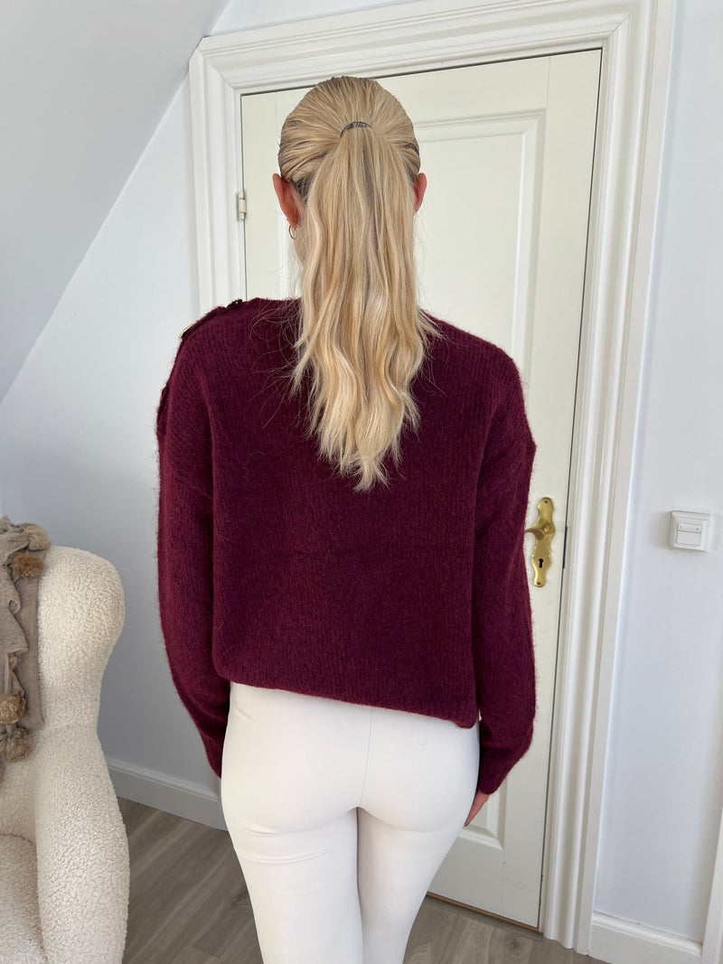 Azaka bordeaux knit