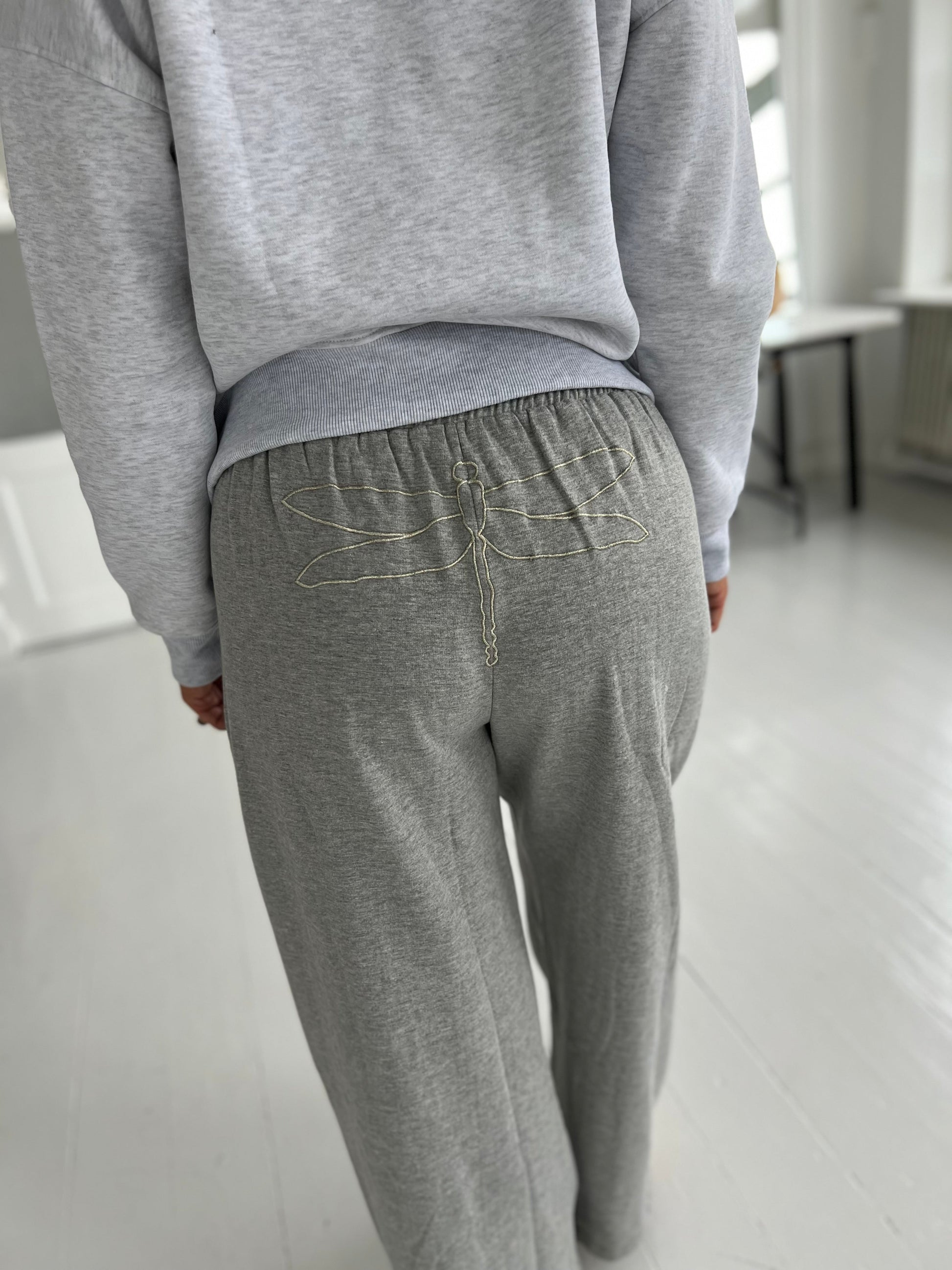 Gaspar Honolulu grey sweatpants (7909)-bukser-Aaberg Copenhagen