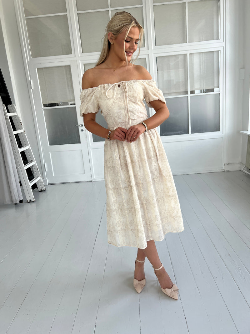 GD Golden Days beige summer dress