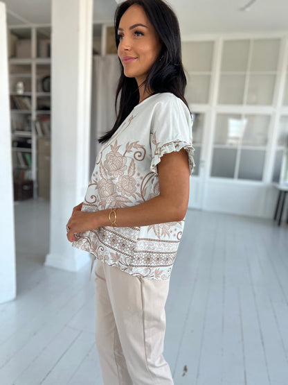 Aaberg Exclusive bohemian blouse-bluse-Åberg CPH-Onesize-Åberg Copenhagen DK