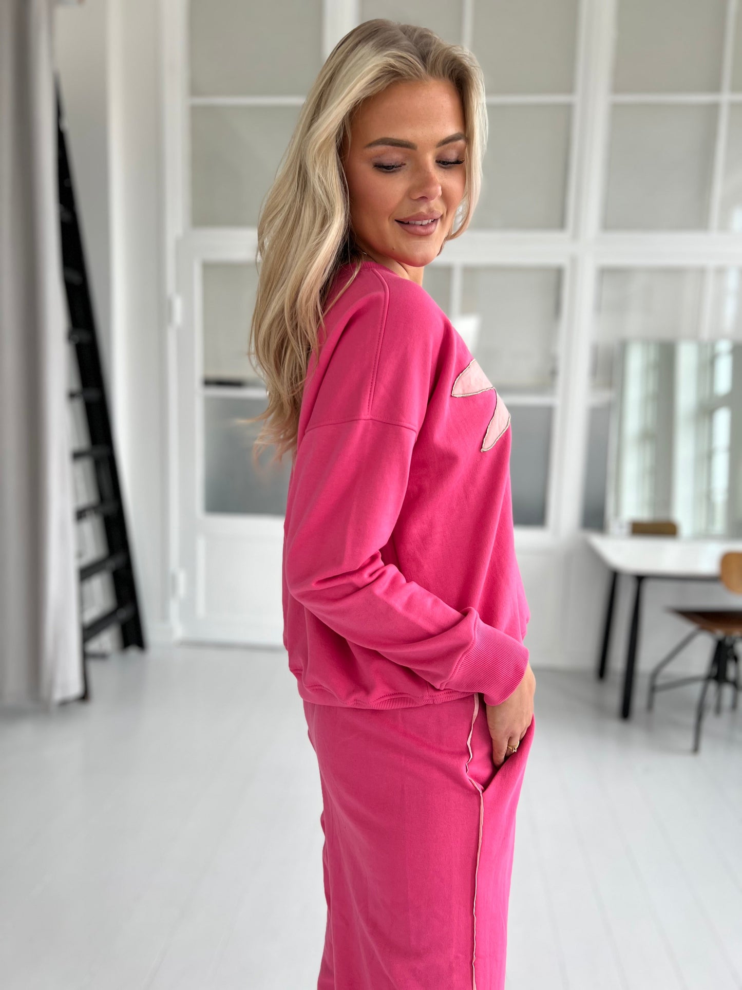 Gaspar Roma pink sweatshirt