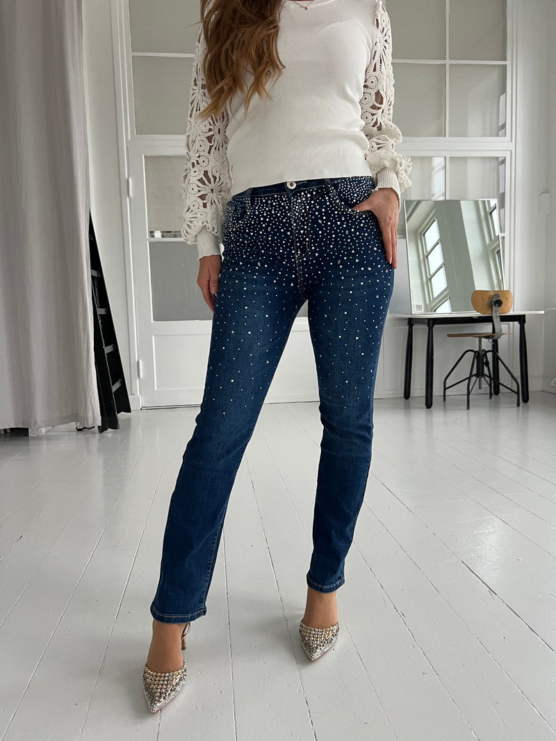 Bestiny rhinestone jeans