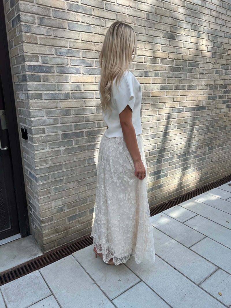 Rosie long lace skirt