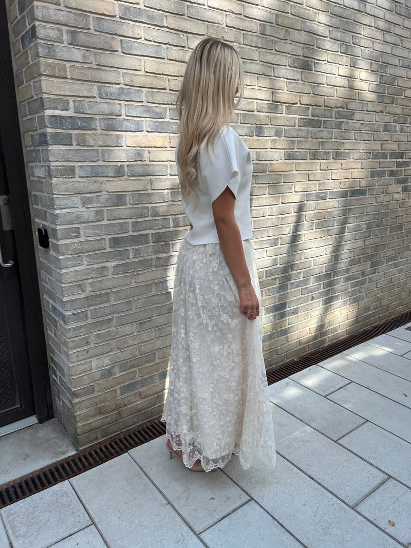 Rosie long lace skirt