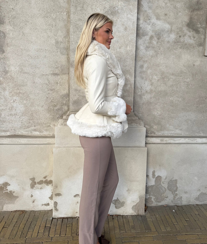 Flam White jacket