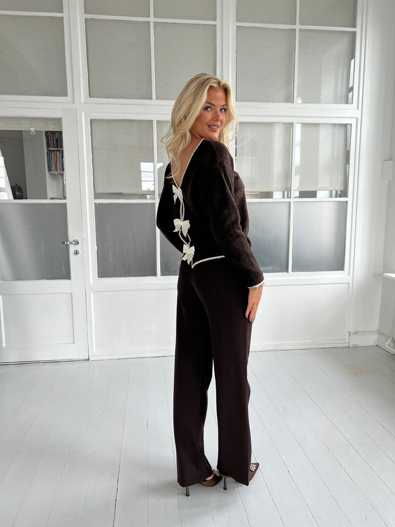 Eight Luxe Brown trousers Long