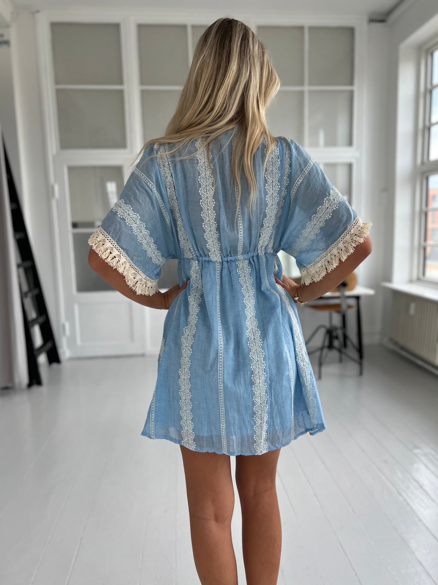 Kilky blue bohemian tuniq (670) fra webshoppen Aaberg Copenhagen