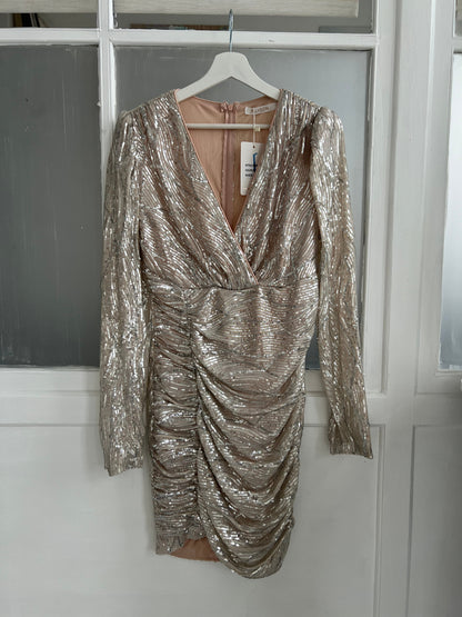 Allyson silver sequins dress (0506)